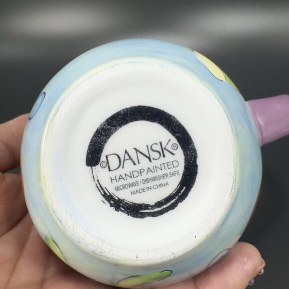 Dansk Ratatouille Creamer And Sugar Bowl Set Ceramic Hand Painted Multicolored - Picture 5 of 16